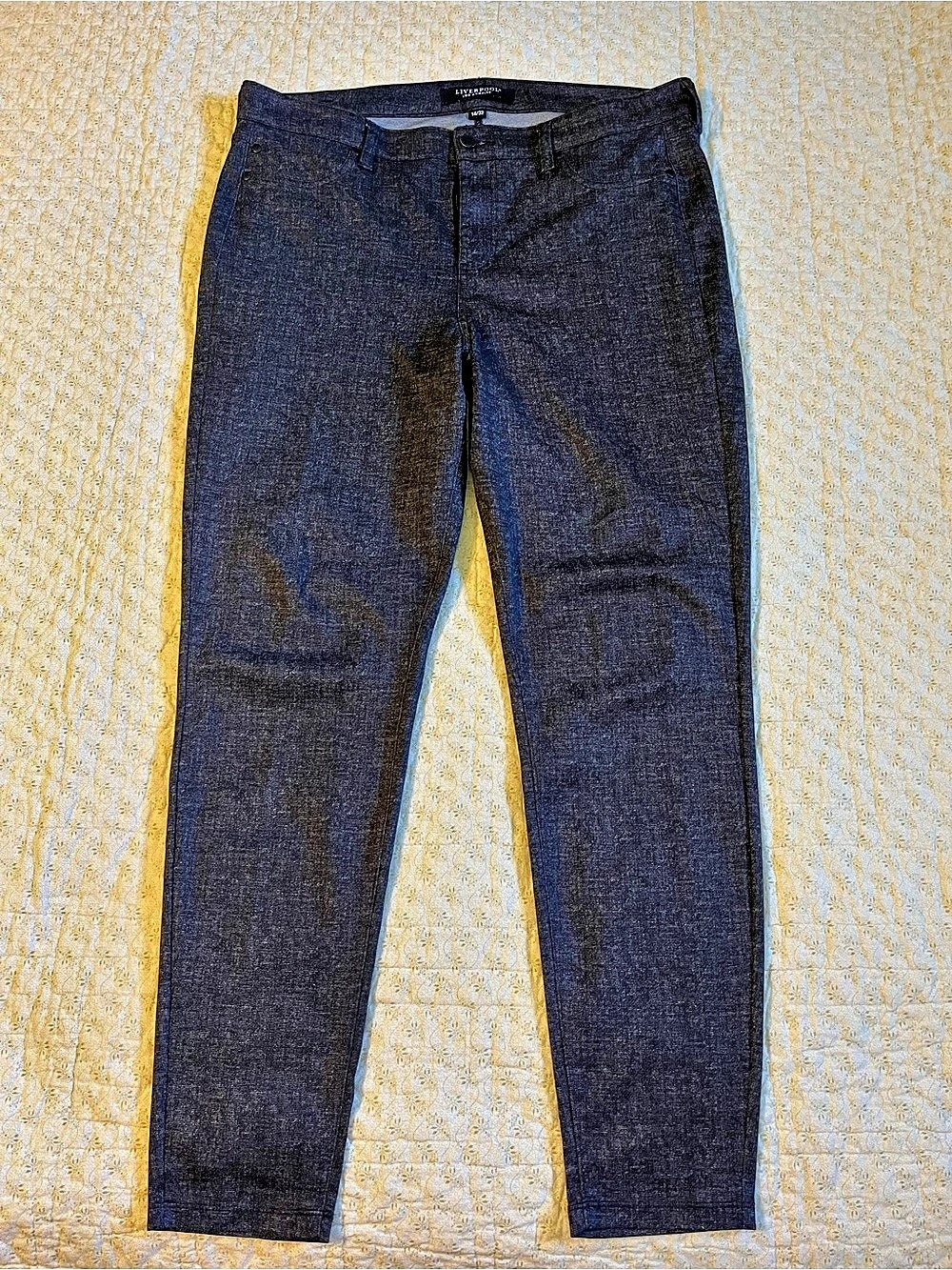 Liverpool Skinny Jeans in Blue Waist 14 EUC